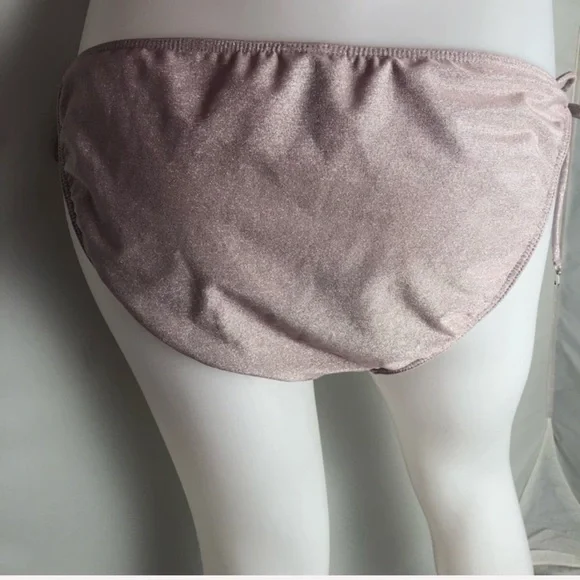 Juicy Couture Y2K pink sparkle string bikini XL